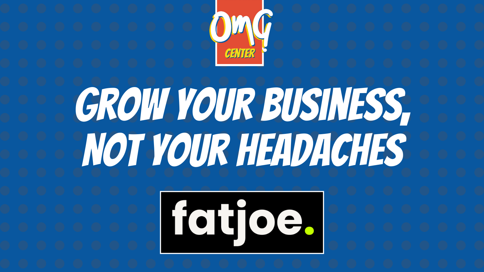 FatJoe - Grow Your Business, Not Your Headaches - Twitter